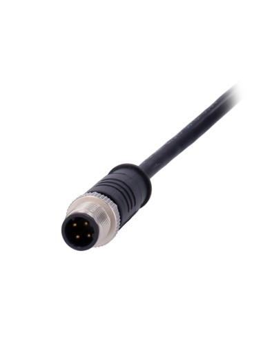 HIKVISION - CABLE PARA CÁMARAS AHD - CONECTOR M12 AVIACIÓN - 4 PINES - LONGITUD 30 M - HEMBRA - MACHO