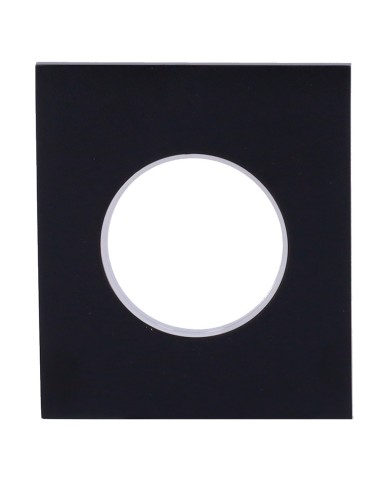 TAPA CENTRAL PARA ENCHUFE BÁSICO TIPO F - COMPATIBLE CON AJ-OUTLETCORE-BASIC - PROTECCIÓN CONTRA POLVO, SALPICADURAS, OBJETOS -