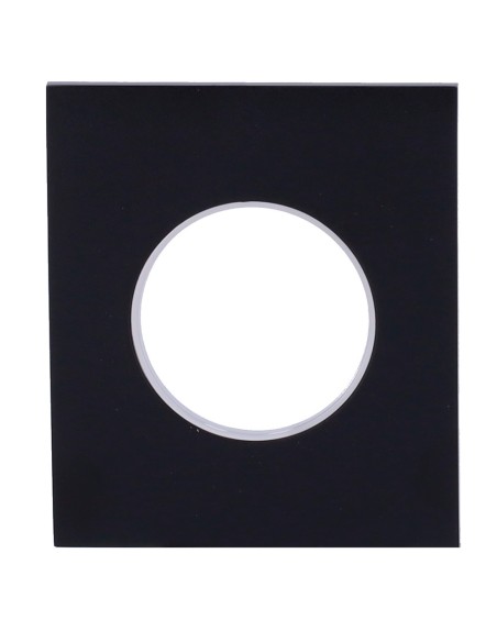 TAPA CENTRAL PARA ENCHUFE BÁSICO TIPO F - COMPATIBLE CON AJ-OUTLETCORE-BASIC - PROTECCIÓN CONTRA POLVO, SALPICADURAS, OBJETOS -