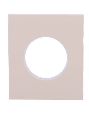 TAPA CENTRAL PARA ENCHUFE BÁSICO TIPO F - COMPATIBLE CON AJ-OUTLETCORE-BASIC - PROTECCIÓN CONTRA POLVO, SALPICADURAS, OBJETOS -