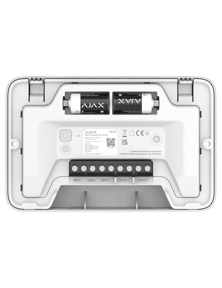 WIRELESS ADDRESSABLE MODULE - 2 INPUT AND 2 CONFIGURABLE OUTPUTS  - INSTANT NOTIFICATIONS - TWO-WAY COMMUNICATION - CERTIFICATE
