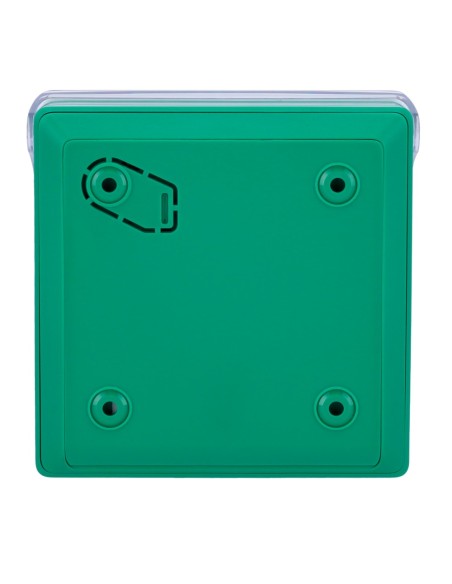 BOTÓN MANUAL DE ALARMA DE INCENDIO VERDE - INALÁMBRICO 868 MHZ JEWELLER - BOTÓN ALARMA INCENDIO O ACTIVADOR DE ESCENARIOS - COMP