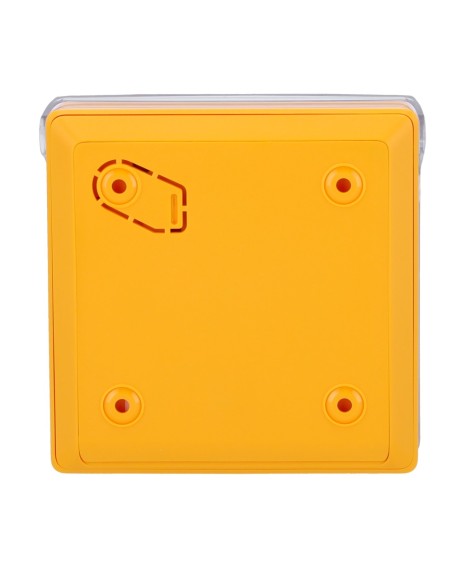 BOTÓN MANUAL DE ALARMA DE INCENDIO AMARILLO - INALÁMBRICO 868 MHZ JEWELLER - BOTÓN ALARMA INCENDIO O ACTIVADOR DE ESCENARIOS - C