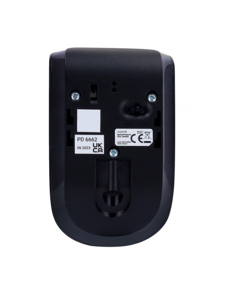 DETECTOR PIR -  GRADO 2 - DOBLE TECNOLOGÍA: PIR Y MICROONDAS (BANDA K) - AJAX SUPERIOR / SOPORTE CON TORNILLO DE FIJACIÓN - INAL