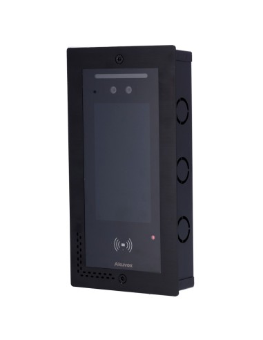 PANEL FRONTAL Y CAJA DE REGISTRO ENCASTRADA - ESPECÍFICA PARA AKUVOX AK-E16CY AK-A05C - PANEL: 230 (AL) X 120 (AN) X 22 (FO) MM