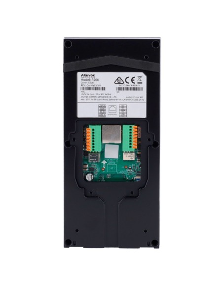 VIDEOPORTERO IP EN SUPERFICIE - CÁMARA 2 MPX | AUDIO BIDIRECCIONAL - APERTURA CON TARJETA EM/MF, NFC Y PIN | 2 RELÉS - CÓDIGOS T