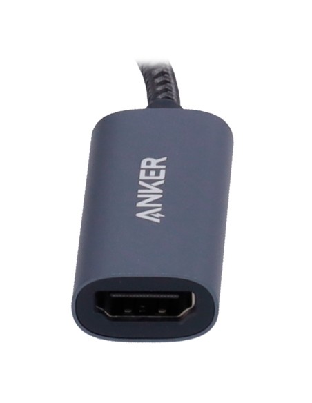 ANKER - ADAPTADOR GRAFICO -  USB-C A HDMI (4K) - PLUG &AMP; PLAY - COMPATIBILIDAD UNIVERSAL - COLOR GRIS