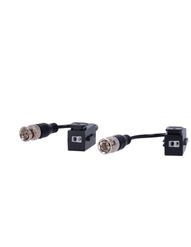 TRANSCEPTOR PASIVO POR PAR TRENZADO SAFIRE - OPTIMIZADO PARA HDTVI, HDCVI, AHD Y CVBS - 1 CANAL DE VÍDEO - PASIVO, CONECTOR DE 2