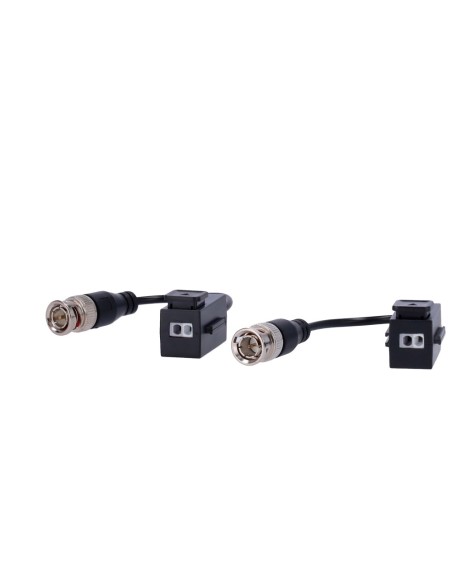 TRANSCEPTOR PASIVO POR PAR TRENZADO SAFIRE - OPTIMIZADO PARA HDTVI, HDCVI, AHD Y CVBS - 1 CANAL DE VÍDEO - PASIVO, CONECTOR DE 2