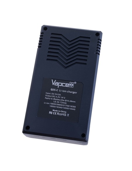 CARGADOR PARA BATERÍAS DE LITIO-ION 3.6-3.7V - 4.2V/1.0A  - DETENCIÓN AUTOMÁTICA DE CARGA - PROTECCIÓN CONTRA SOBRECARGA Y DESCA
