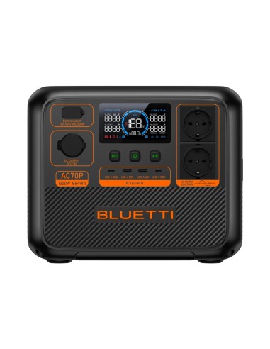 BATERÍA PORTÁTIL BLUETTI - GRAN CAPACIDAD 864WH - POTENCIA SALIDA 1000W MAX - ENTRADAS Y SALIDAS MÚLTIPLES - 3000 CICLOS DE VIDA