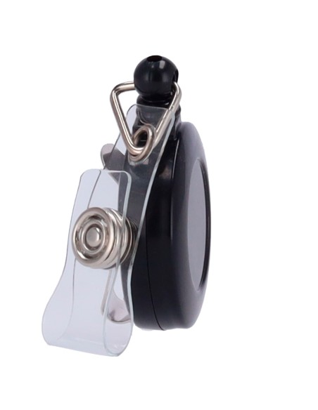 CORDÓN RETRÁCTIL PARA PORTA-TARJETAS - DISPOSICIÓN EN FORMA DE CLIP - COMPATIBLE CON CARD-HOLDER-X-XXX - TAMAÑO REDUCIDO - FABRI