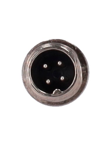 CONECTOR M12 MACHO PARA SOLDAR - STREAMAX COMPATIBLE - 10 UNIDADES POR BOLSA - 4 PINES