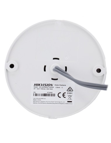 HIKVISION - CÁMARA DOMO 4EN1 GAMA VALUE - RESOLUCIÓN 1080P (1920X1080) - LENTE 2.8 MM - IR ALCANCE 20 M - APTA PARA INTERIOR