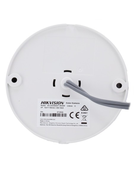 HIKVISION - CÁMARA DOMO 4EN1 GAMA VALUE - RESOLUCIÓN 1080P (1920X1080) - LENTE 3.6 MM - IR ALCANCE 20 M - APTA PARA INTERIOR