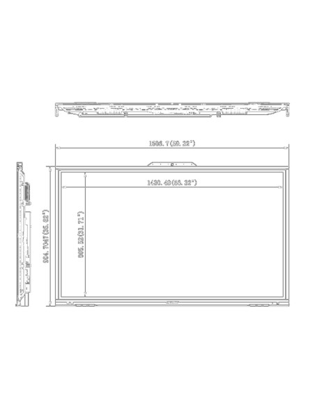 ÉCRAN INTERACTIF 65" 4K DLED - RAPPORT DE CONTRASTE D'IMAGE 1200:1 - LUMINOSITÉ 350 CD/M2 - 1XRS-232, 1XTOUCH-USB, 2XLAN, 2XHDM