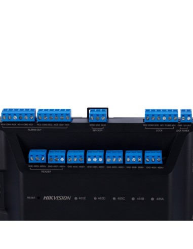 CONTROLADORA DE ACCESO MULTI-IDENTIFICACIÓN - FACIAL, HUELLA, TARJETA, QR O PIN - 2 PUERTAS | COMUNICACIÓN TCP/IP, WIFI Y RS485