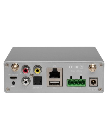 AMPLIFICADOR REPRODUTOR - SEM FIOS - 2 X 60W - LIGAÇÃO BLUETOOTH - REPRODUÇÃO USB - MANDO A DISTANCIA