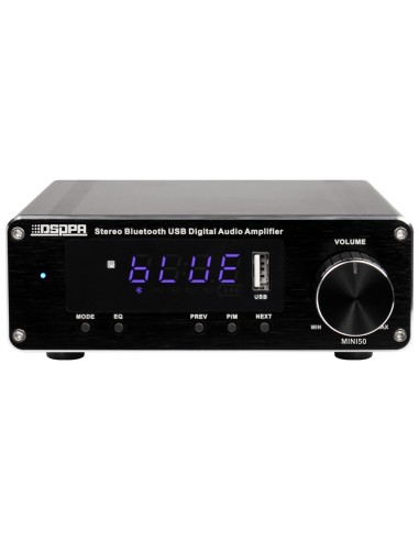 AMPLIFIER PLAYER - 2 X 60W - BLUETOOTH CONNECTION - USB PLAYBACK - EQUALIZATION PRESETS - REMOTE CONTROL