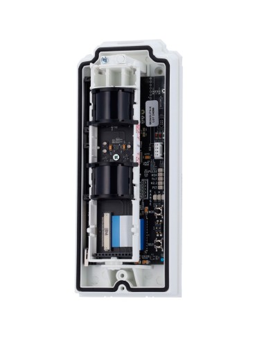 DETECTOR EXTERIOR DUEVI BAJO CONSUMO - PREPARADO PARA INTEGRAR TRANSMISOR DE TERCEROS - DOBLE PIR / DETECCIÓN 15 M - ANTIMASKING