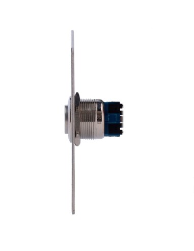 DOOR RELEASE BUTTON WITH LED - PROFESSIONAL USE - TESTED 100.000 USES - NO/NC/COM | FLUSH OR SURFACE MOUNTED - DIMENSIONS 86 (H