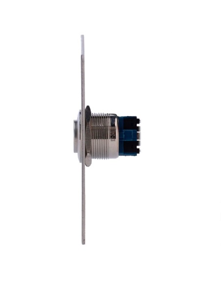 DOOR RELEASE BUTTON WITH LED - PROFESSIONAL USE - TESTED 100.000 USES - NO/NC/COM | FLUSH OR SURFACE MOUNTED - DIMENSIONS 86 (H