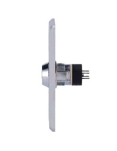 PUSH BUTTON WITH KEY - PROFESSIONAL USE - TESTED 500.000 USES - NO/NC/COM | FLUSH OR SURFACE MOUNTED - DIMENSIONS 86 (H) X 50 (