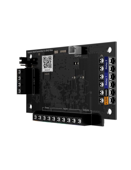 MÓDULO DE 4 ENTRADAS/4 SALIDAS - PROTOCOLO FIBRA - CERTIFICADO GRADO 3 - 4 ENTRADAS, 2 SALIDAS RELÉ Y 2 SALIDAS LÓGICAS - ALARMA