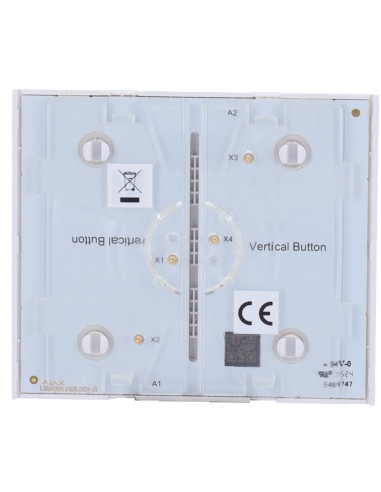 PANEL TÁCTIL PARA INTERRUPTOR DE LUZ VERTICAL - COMPATIBLE CON AJ-LIGHTCORE-1G-VERT / -2W-VERT - RETROILUMINACIÓN LED - PANEL TÁ