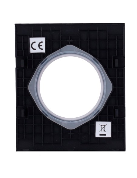 TAPA CENTRAL PARA ENCHUFE BÁSICO TIPO F - COMPATIBLE CON AJ-OUTLETCORE-BASIC - PROTECCIÓN CONTRA POLVO, SALPICADURAS, OBJETOS -