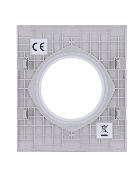 TAPA CENTRAL PARA ENCHUFE BÁSICO TIPO F - COMPATIBLE CON AJ-OUTLETCORE-BASIC - PROTECCIÓN CONTRA POLVO, SALPICADURAS, OBJETOS -