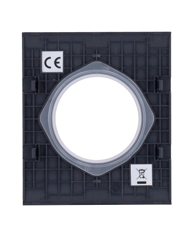 TAPA CENTRAL PARA ENCHUFE BÁSICO TIPO F - COMPATIBLE CON AJ-OUTLETCORE-BASIC - PROTECCIÓN CONTRA POLVO, SALPICADURAS, OBJETOS -