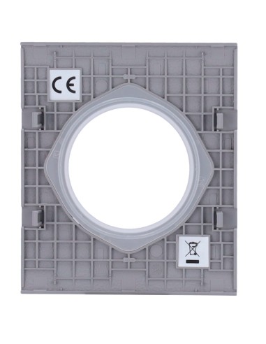 TAPA CENTRAL PARA ENCHUFE BÁSICO TIPO F - COMPATIBLE CON AJ-OUTLETCORE-BASIC - PROTECCIÓN CONTRA POLVO, SALPICADURAS, OBJETOS -