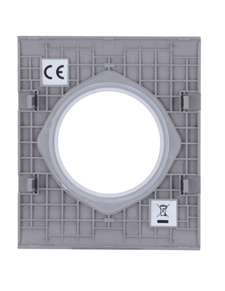 TAPA CENTRAL PARA ENCHUFE BÁSICO TIPO F - COMPATIBLE CON AJ-OUTLETCORE-BASIC - PROTECCIÓN CONTRA POLVO, SALPICADURAS, OBJETOS -