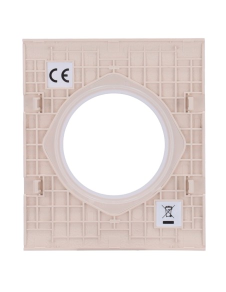 TAPA CENTRAL PARA ENCHUFE BÁSICO TIPO F - COMPATIBLE CON AJ-OUTLETCORE-BASIC - PROTECCIÓN CONTRA POLVO, SALPICADURAS, OBJETOS -