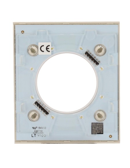 TAPA CENTRAL PARA ENCHUFE INTELIGENTE TIPO F - COMPATIBLE CON AJ-OUTLETCORE-SMART - INDICADOR LED SOBRE ESTADO DEL ENCHUFE Y CON