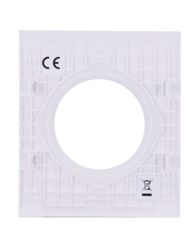 TAPA CENTRAL PARA ENCHUFE BÁSICO TIPO F - COMPATIBLE CON AJ-OUTLETCORE-BASIC - PROTECCIÓN CONTRA POLVO, SALPICADURAS, OBJETOS -