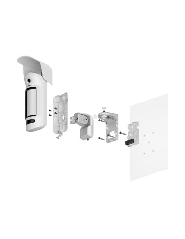 FOTODETECTOR EXTERIOR CON PETICIÓN DE IMAGEN - DOBLE TECNOLOGÍA: PIR Y MICROONDAS BANDA K - GESTOR DE PRIVACIDAD / SENSOR ANTIMA