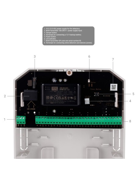 EXPANSOR VÍA RADIO - CERTIFICADO NFA2P Y GRADO 2 - EXPANSOR DE ZONAS CABLEADAS VÍA RADIO - INALÁMBRICO 868 MHZ JEWELLER - HASTA