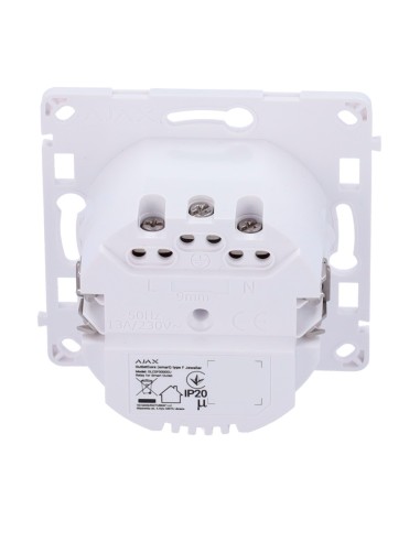 RELÉ PARA ENCHUFE INTELIGENTE TIPO F - INALÁMBRICO 868 MHZ JEWELLER - ALCANCE DE COMUNICACIÓN HASTA 1100 M - ALIMENTACIÓN 230 V