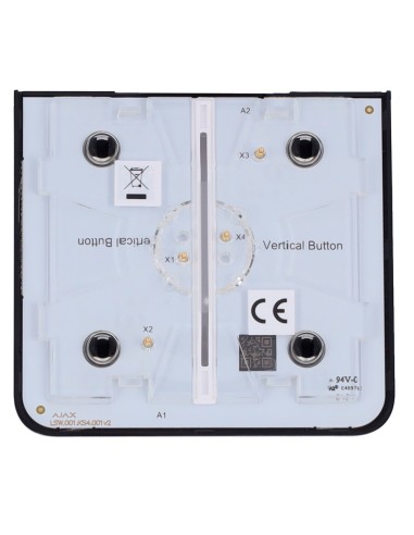PANEL TÁCTIL PARA INTERRUPTOR DE LUZ DOBLE - COMPATIBLE CON AJ-LIGHTCORE-2G-VERT - RETROILUMINACIÓN LED - PANEL TÁCTIL LATERAL S