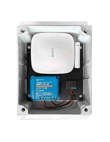 TORRE PARA PROTECCIÓN PERIMETRAL 360º - ALIMENTACIÓN SOLAR / FOTO VERIFICACIÓN -  INCLUYE PANEL SOLAR Y REGULADOR MPPT - BASE CO