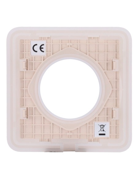 TAPA PARA ENCHUFE BÁSICO TIPO F - COMPATIBLE CON AJ-OUTLETCORE-BASIC - PROTECCIÓN CONTRA POLVO, SALPICADURAS, OBJETOS - SIN MONI