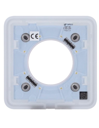 TAPA FRONTAL PARA ENCHUFE INTELIGENTE TIPO F - COMPATIBLE CON AJ-OUTLETCORE-SMART - INDICADOR LED SOBRE ESTADO DEL ENCHUFE Y CON