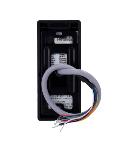 LECTOR DE ACCESO - ACCESO POR TARJETA EM/MF Y PIN - INDICADOR LED Y ACÚSTICO - WIEGAND 26/34 - COMPATIBLE CON EQUIPOS AKUVOX Y D