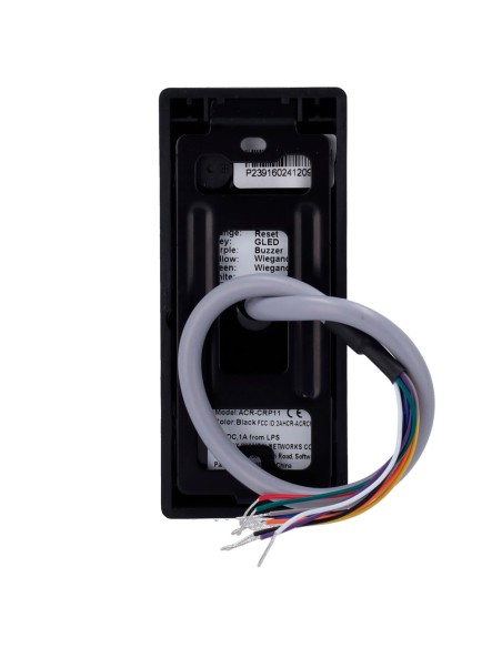 LECTOR DE ACCESO - ACCESO POR TARJETA EM/MF Y PIN - INDICADOR LED Y ACÚSTICO - WIEGAND 26/34 - COMPATIBLE CON EQUIPOS AKUVOX Y D