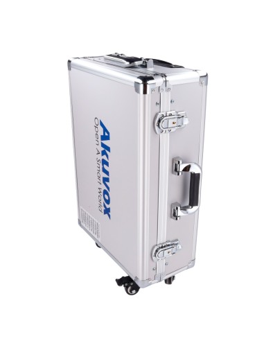 MALETÍN DE EXPOSICIÓN - VIDEOPORTEROS AKUVOX - ROUTER WIFI Y SWITCH POE - LICENCIA GRAUITA AKUVOX CLOUD SERVICES - PLUG &AMP; PL