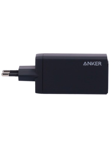 ANKER - CARGADOR USB - POTENCIA 120W | CON TECNOLOGÍA GANPRIME - CARGA RÁPIDA  - SALIDAS 1X USB-A, 2X USB-C - COLOR NEGRO