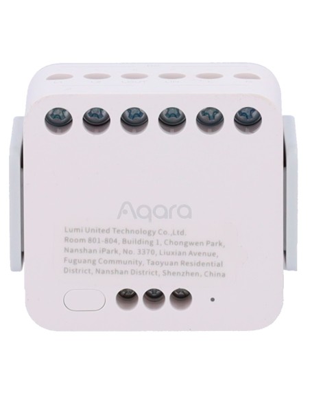 AQARA MÓDULO RELÉ DOBLE T2  - ZIGBEE 3.0 / MATTER OVER ZIGBEE - CONTROL DEL MOTOR / MONITOR ENERGÉTICO - REQUIERE  AQARA HUB - P