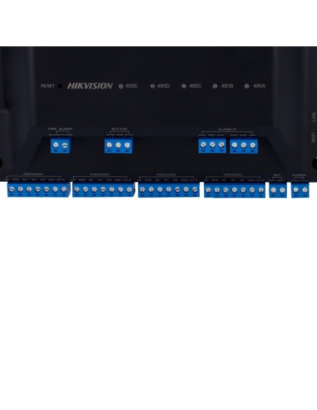 CONTROLADORA DE ACCESO MULTI-IDENTIFICACIÓN - FACIAL, HUELLA, TARJETA, QR O PIN - 2 PUERTAS | COMUNICACIÓN TCP/IP, WIFI Y RS485